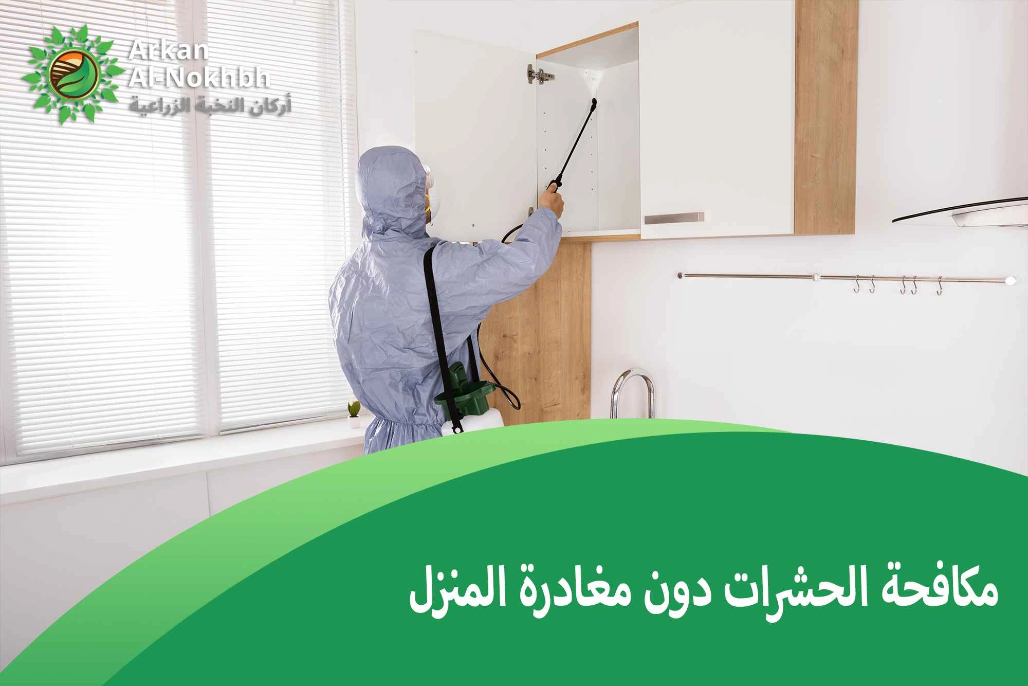 مكافحة الحشرات دون مغادرة المنزل